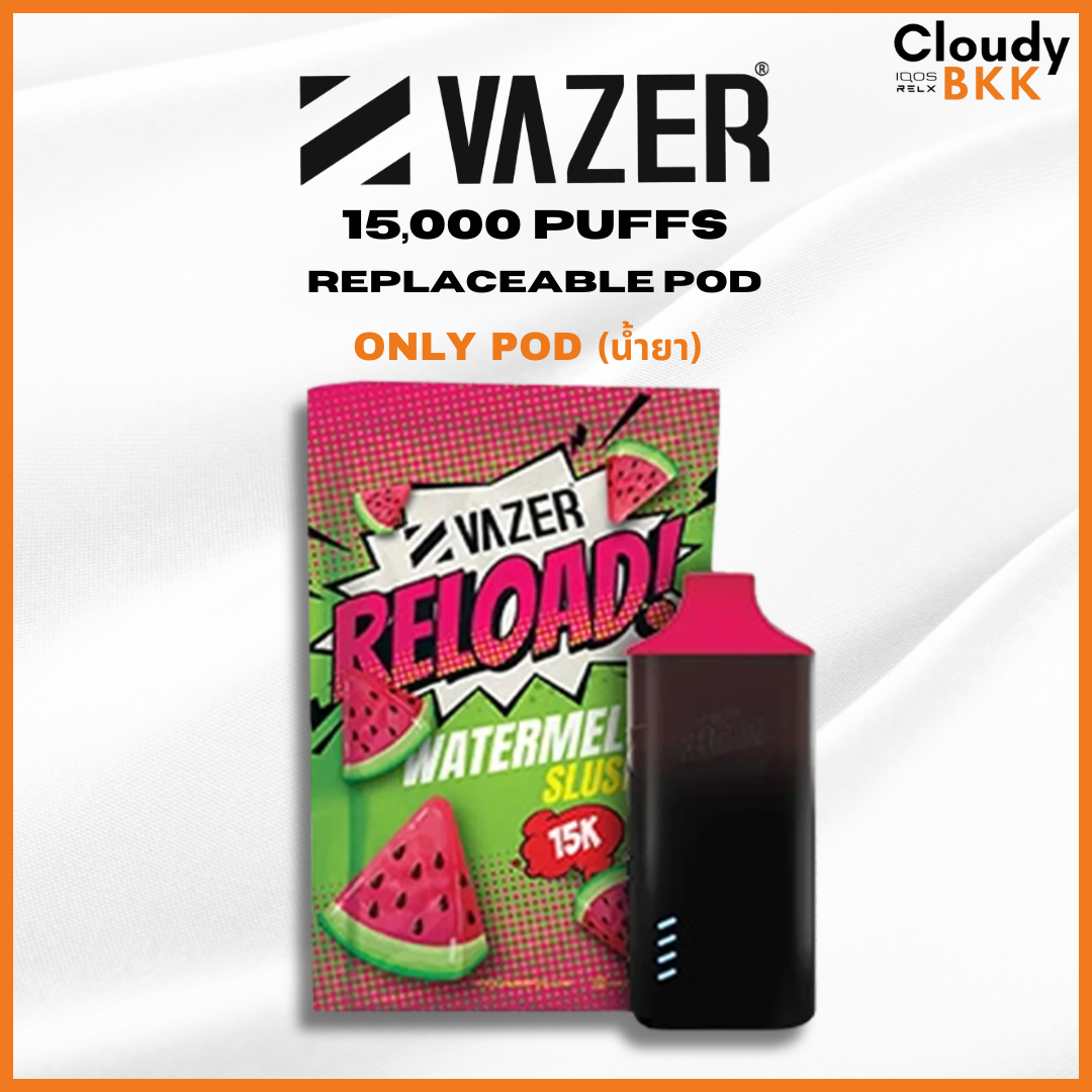 Vazer Reload Starter 15000 PUFFS POD (น้ำยา)