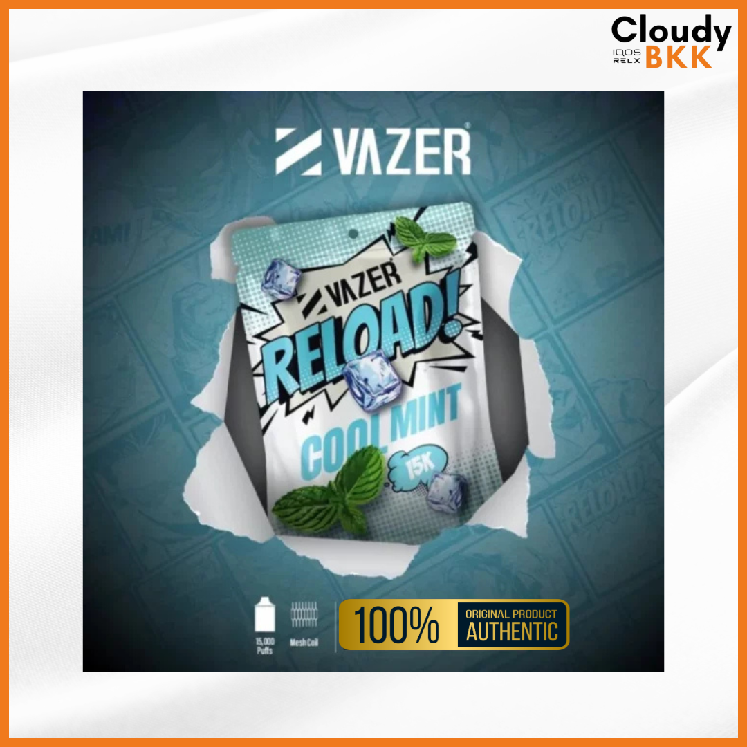 Vazer Reload Starter 15000 PUFFS POD (น้ำยา)