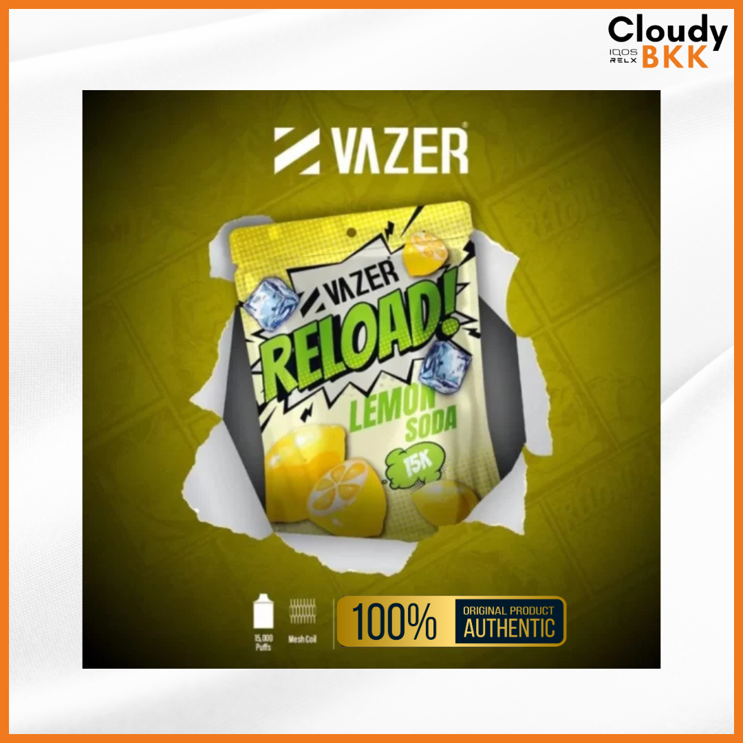 Vazer Reload Starter 15000 PUFFS POD (น้ำยา)