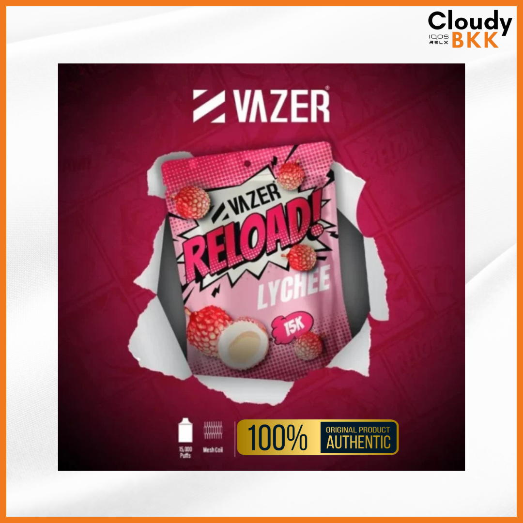 Vazer Reload Starter 15000 PUFFS POD (น้ำยา)