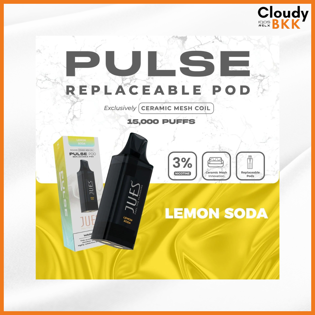 Jues Pulse 15000 Puff Pod (น้ำยา)