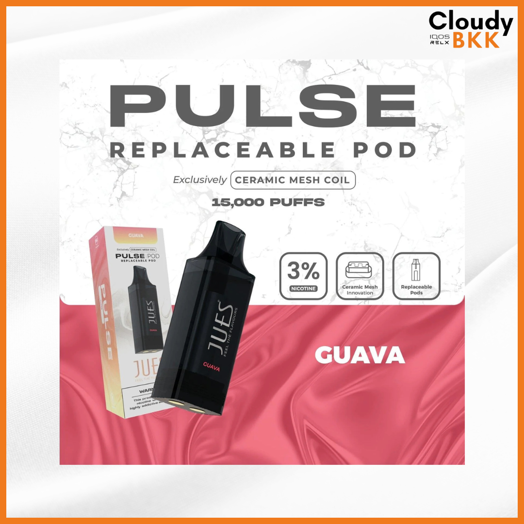 Jues Pulse 15000 Puff Pod (น้ำยา)