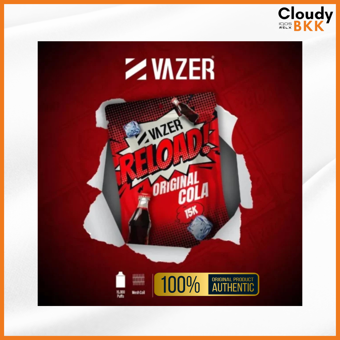 Vazer Reload Starter 15000 PUFFS POD (น้ำยา)