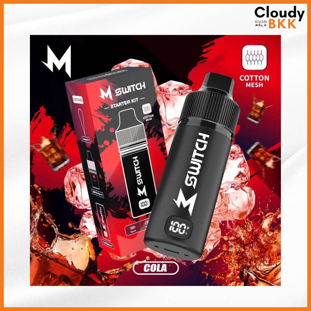 MARBO M SWITCH 15000 PUFFS KIT (เครื่อง+น้ำยา)