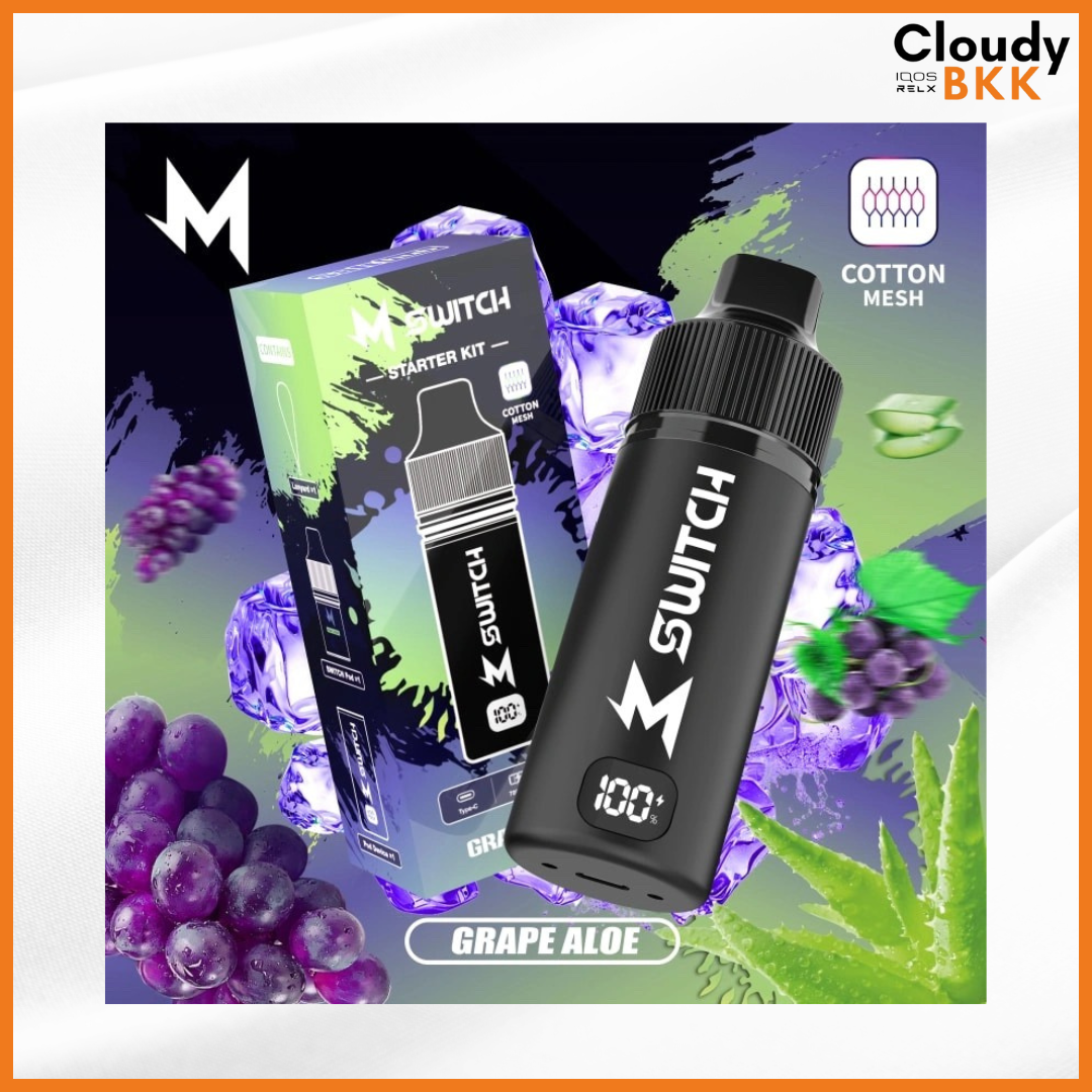 MARBO M SWITCH 15000 PUFFS KIT (เครื่อง+น้ำยา)