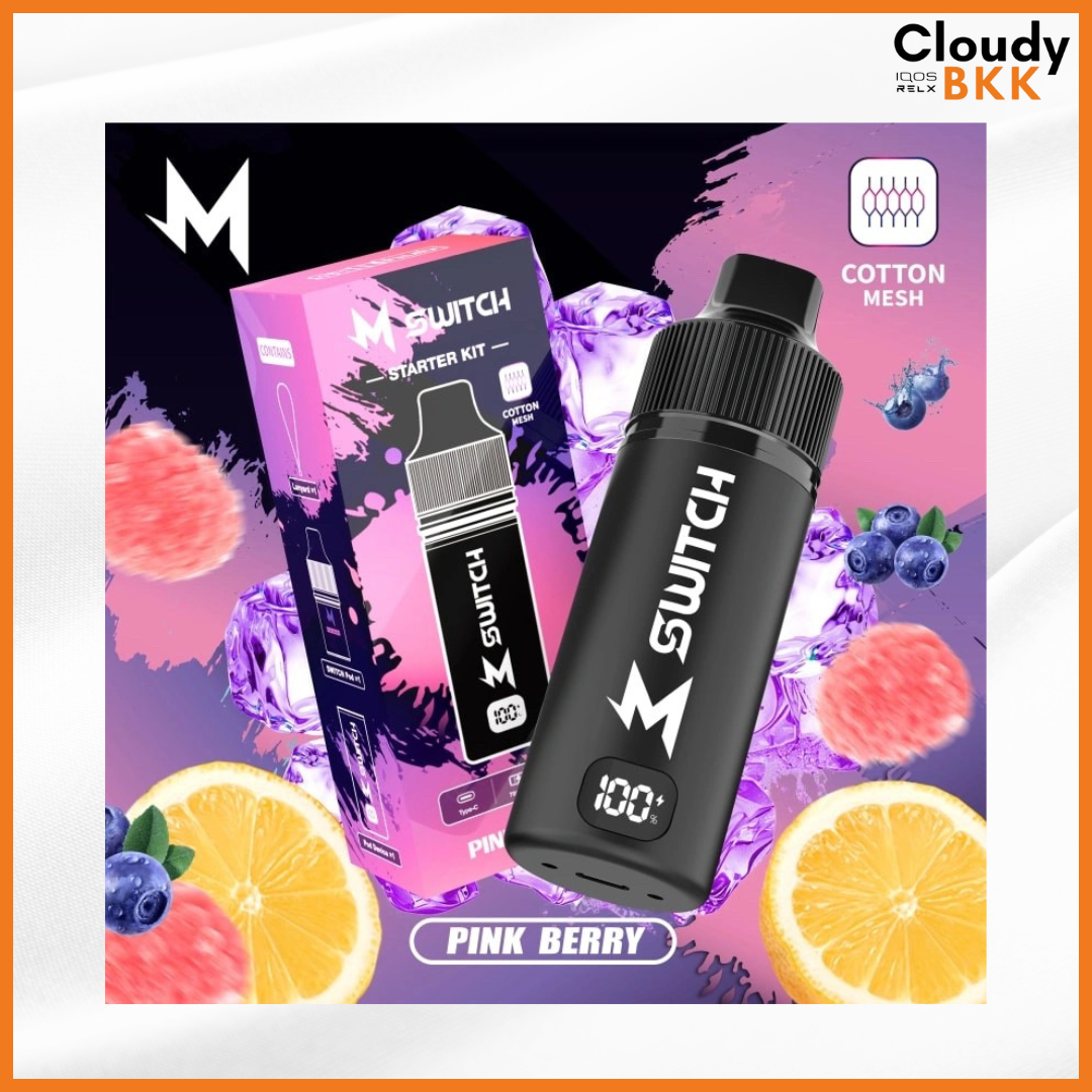 MARBO M SWITCH 15000 PUFFS KIT (เครื่อง+น้ำยา)