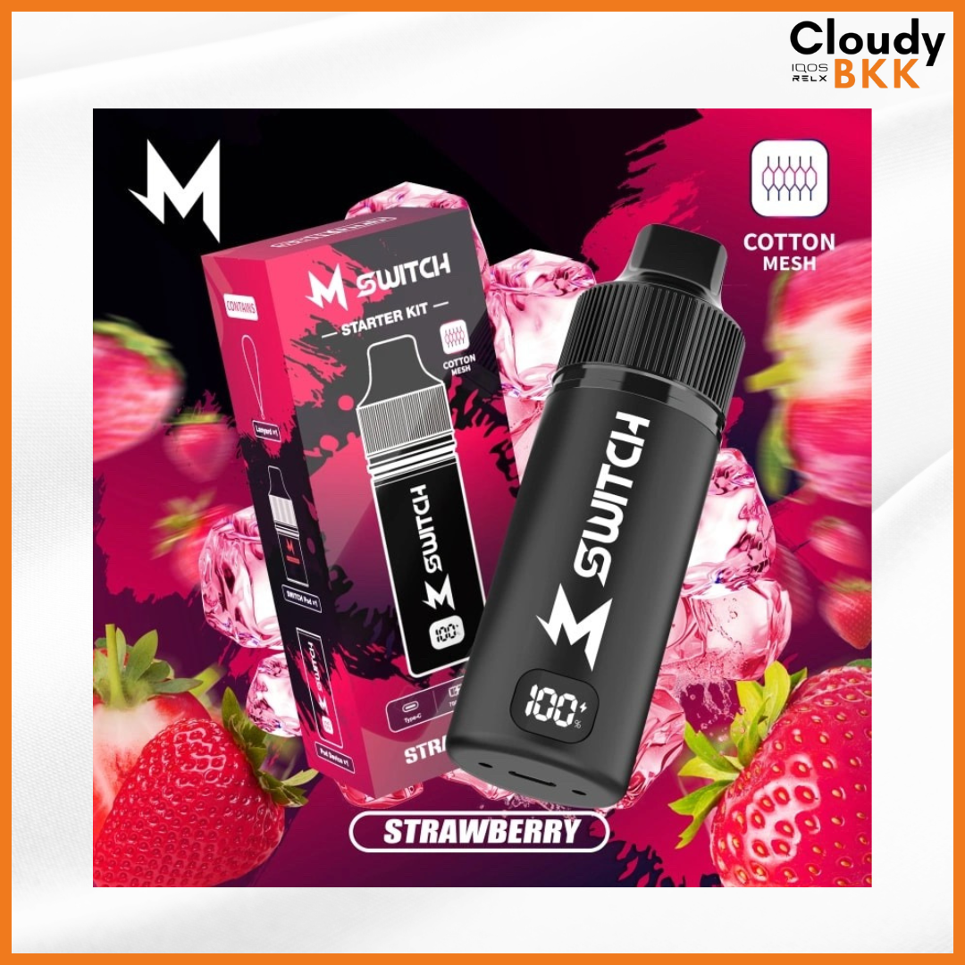 MARBO M SWITCH 15000 PUFFS KIT (เครื่อง+น้ำยา)