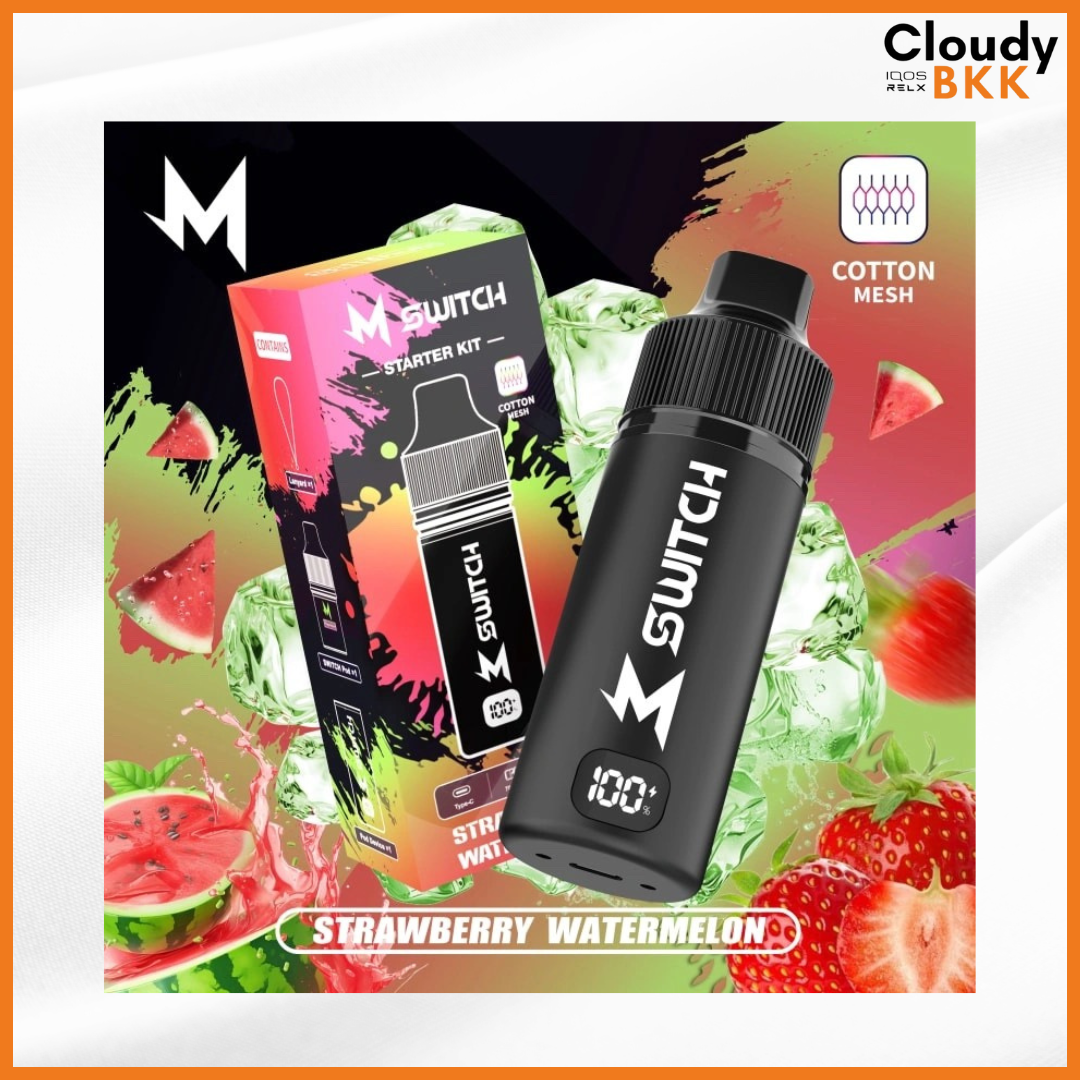 MARBO M SWITCH 15000 PUFFS KIT (เครื่อง+น้ำยา)