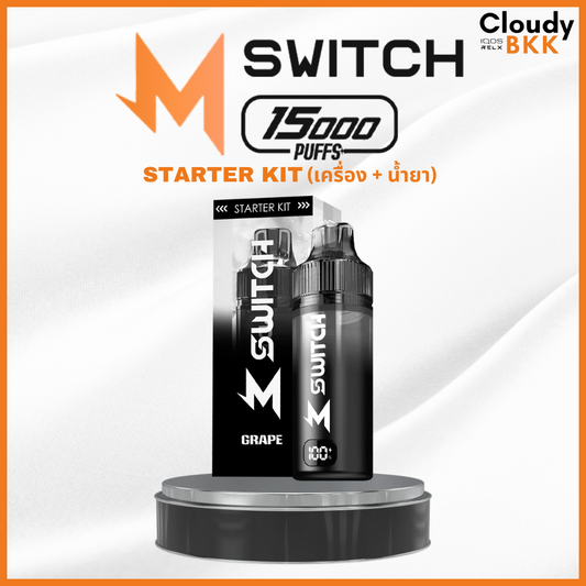 MARBO M SWITCH 15000 PUFFS KIT (เครื่อง+น้ำยา)