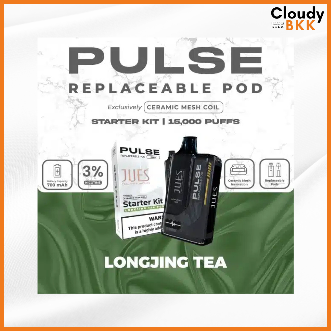 Jues Pulse 15000 Puff Kit (เครื่อง+น้ำยา)
