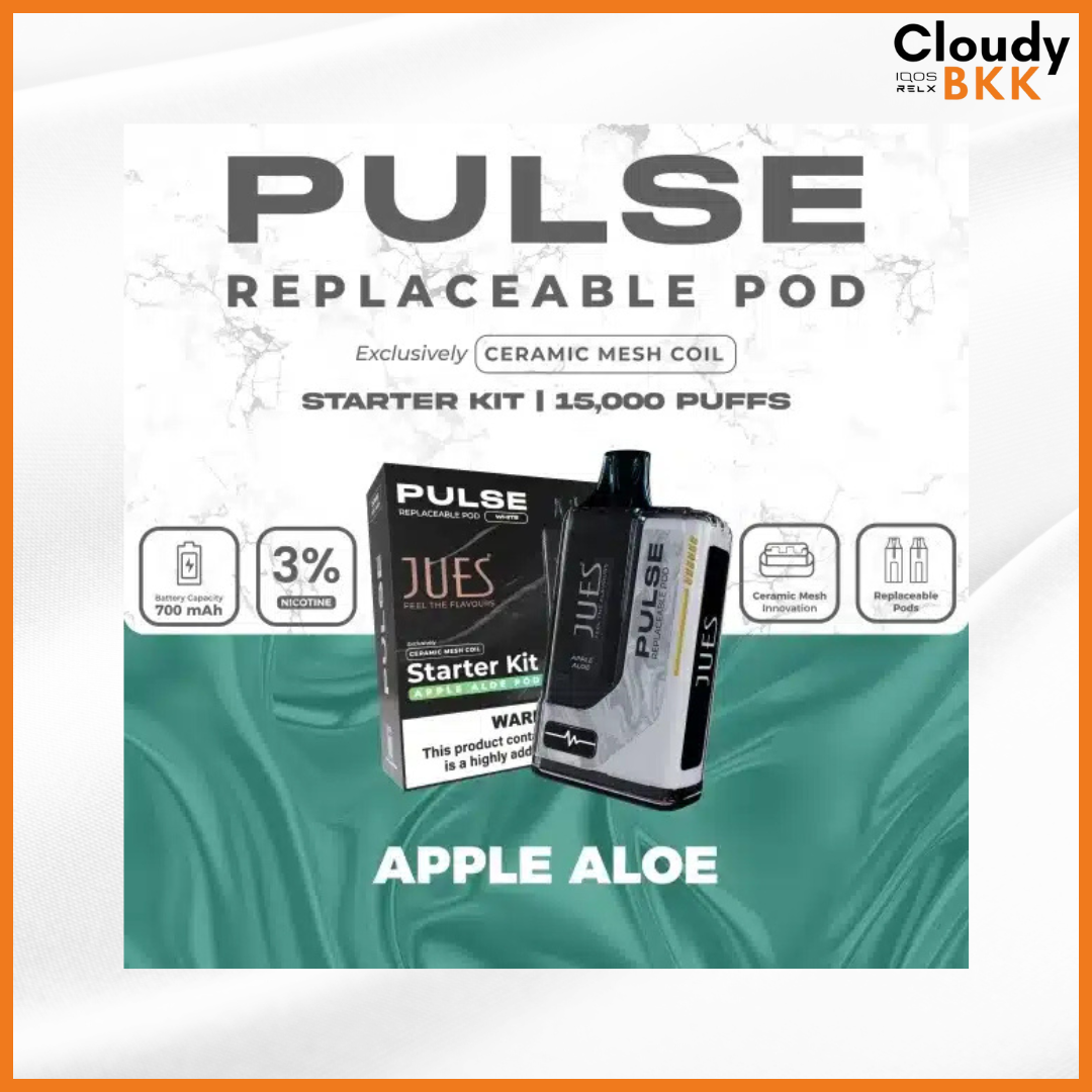 Jues Pulse 15000 Puff Kit (เครื่อง+น้ำยา)