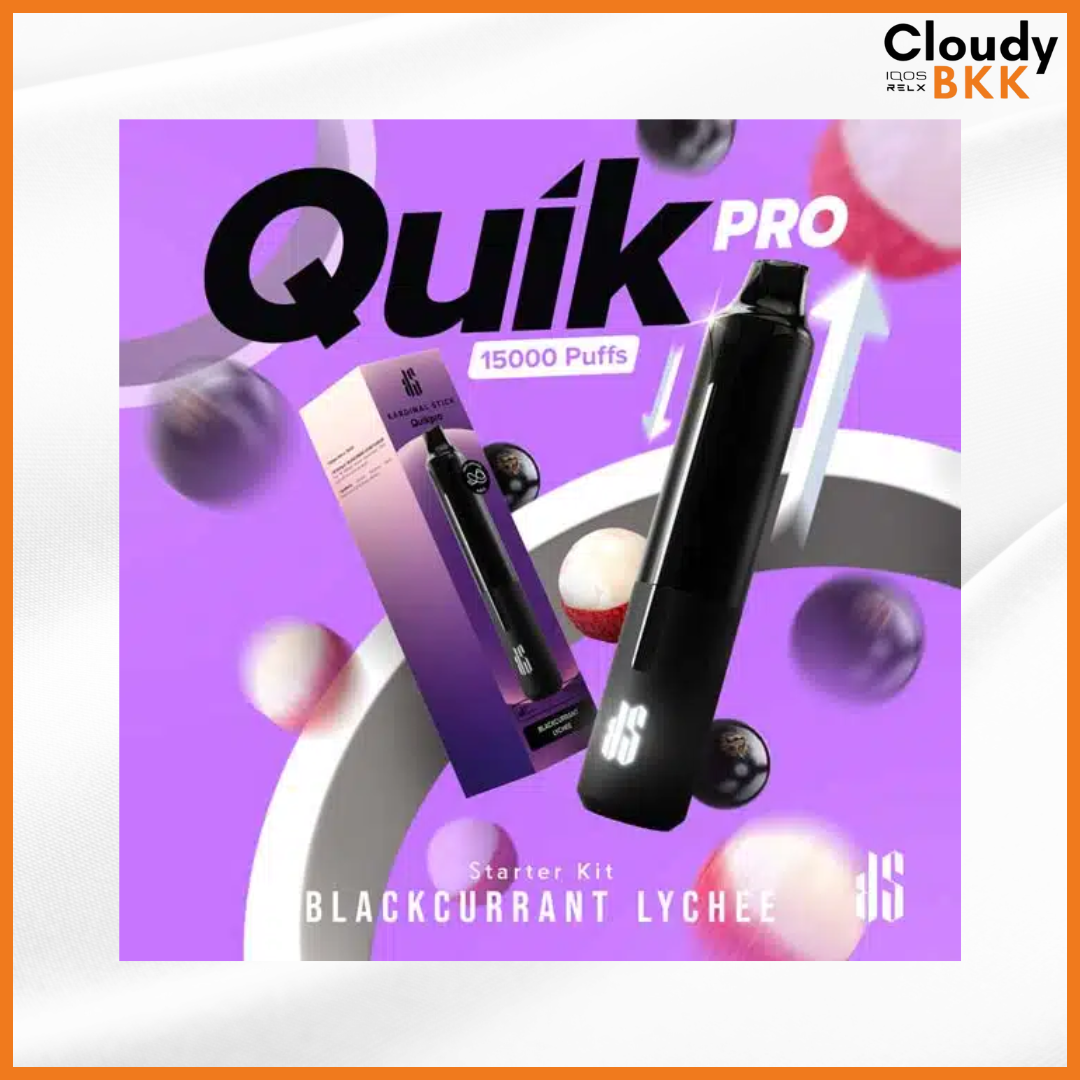 KS QUIK PRO 15000 PUFFS KIT (เครื่อง+น้ำยา)