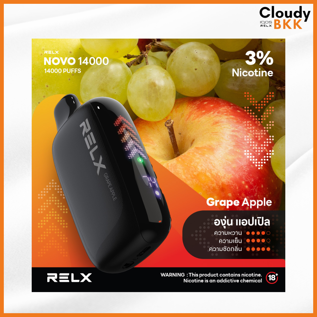 RELX Novo 14000 Puffs