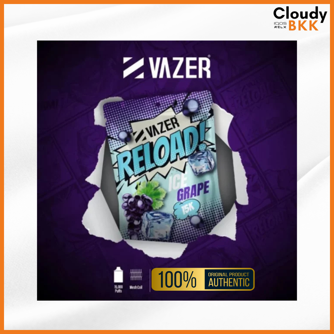 Vazer Reload Starter 15000 PUFFS POD (น้ำยา)
