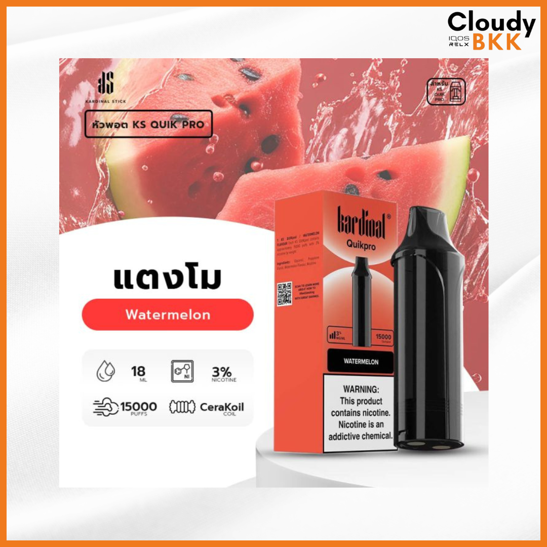 KS QUIK PRO 15000 PUFFS POD (น้ำยา)