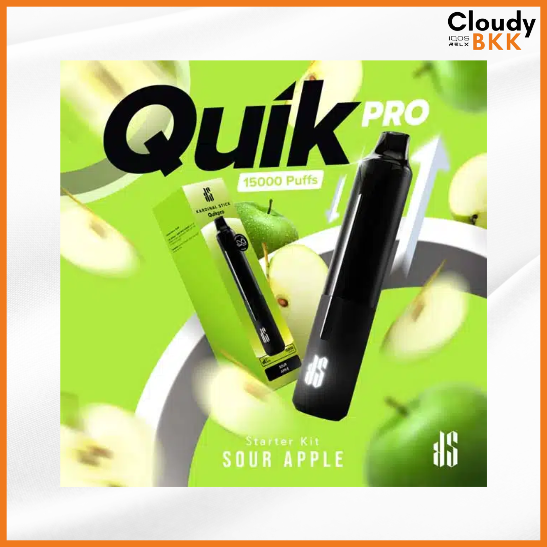KS QUIK PRO 15000 PUFFS KIT (เครื่อง+น้ำยา)