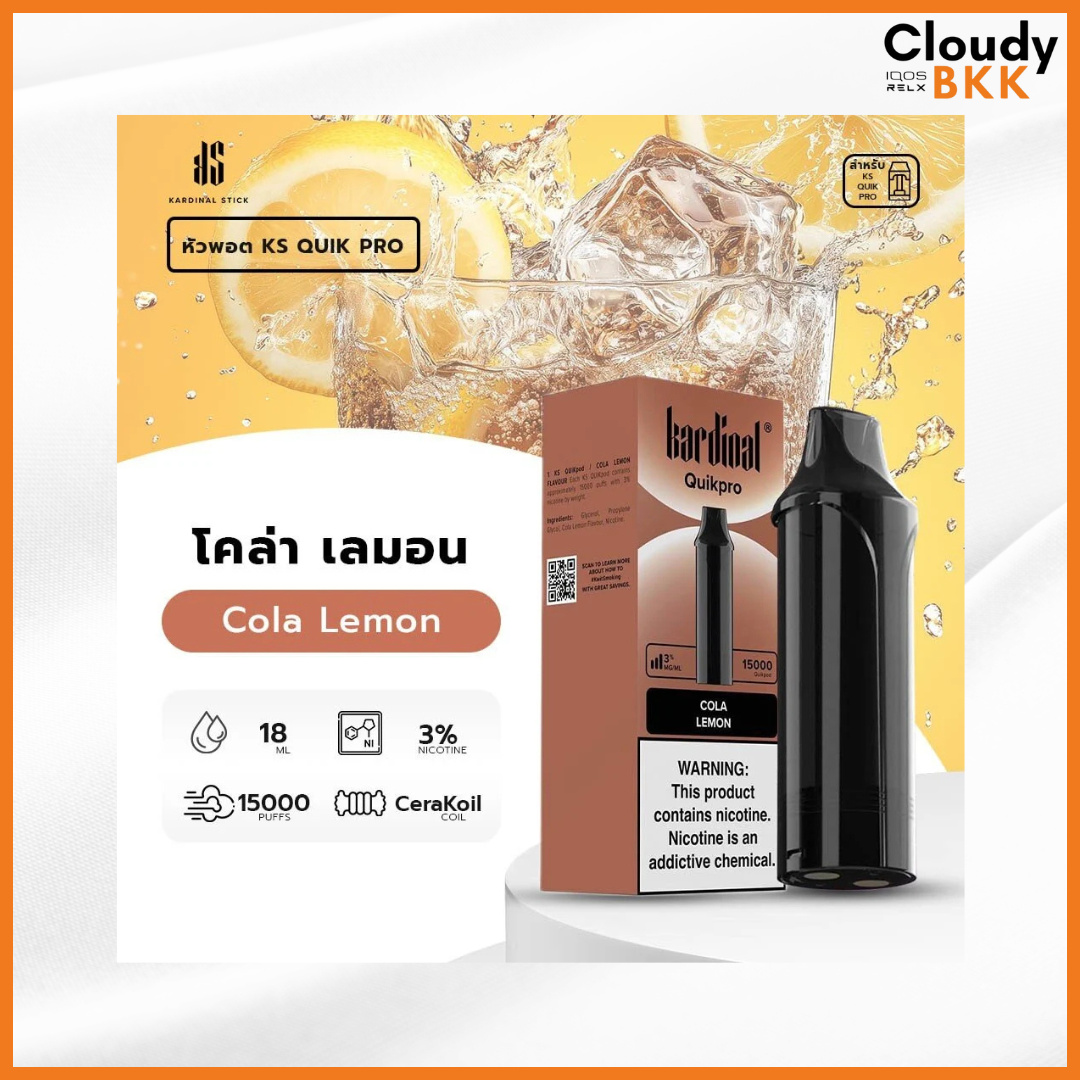 KS QUIK PRO 15000 PUFFS POD (น้ำยา)