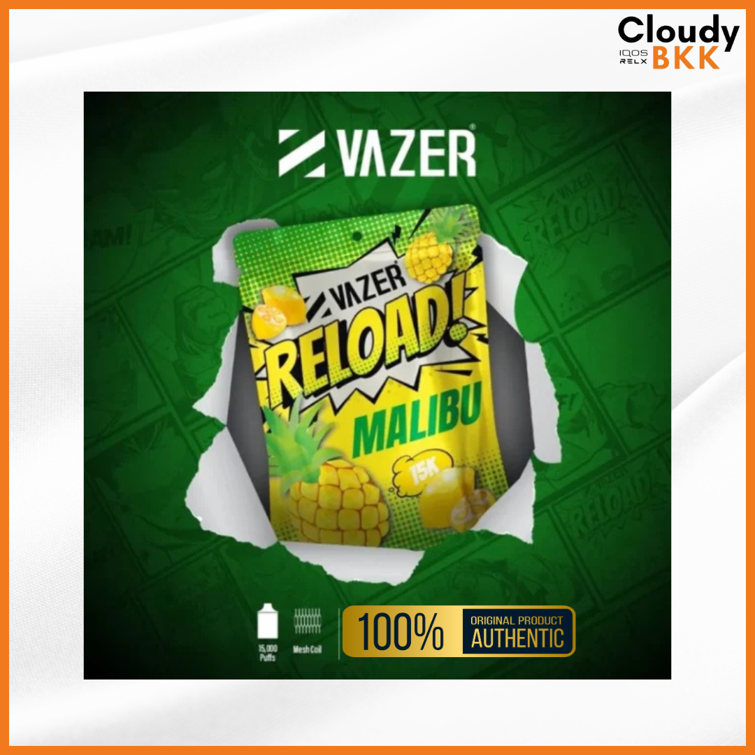 Vazer Reload Starter 15000 PUFFS POD (น้ำยา)