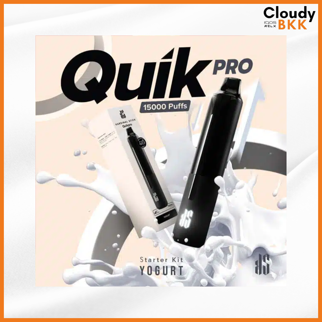 KS QUIK PRO 15000 PUFFS KIT (เครื่อง+น้ำยา)