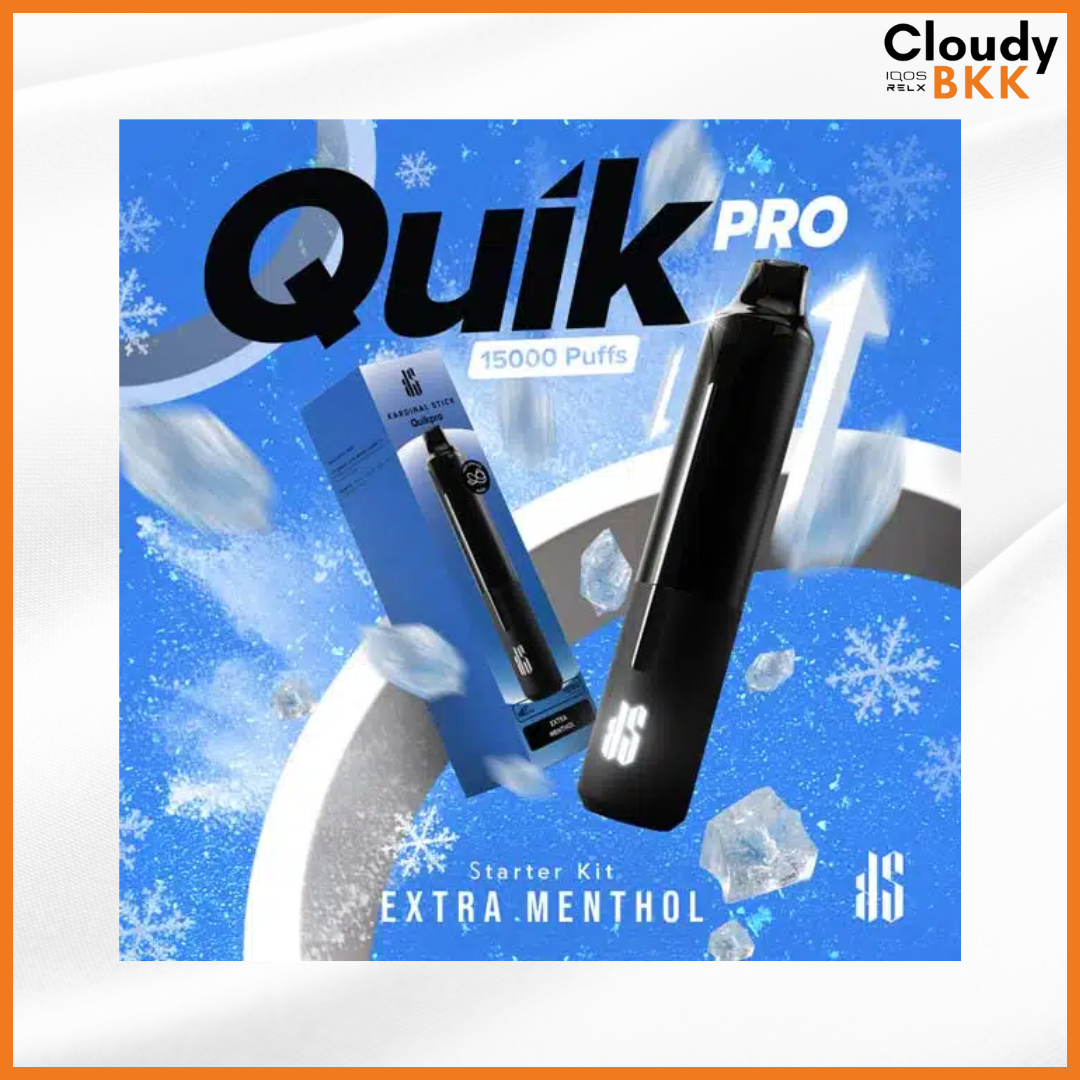 KS QUIK PRO 15000 PUFFS KIT (เครื่อง+น้ำยา)