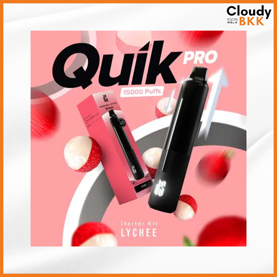 KS QUIK PRO 15000 PUFFS KIT (เครื่อง+น้ำยา)