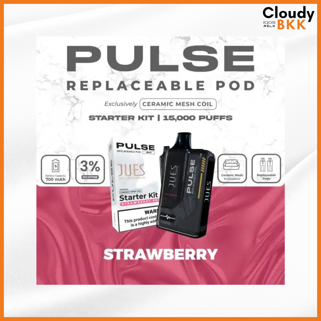 Jues Pulse 15000 Puff Kit (เครื่อง+น้ำยา)
