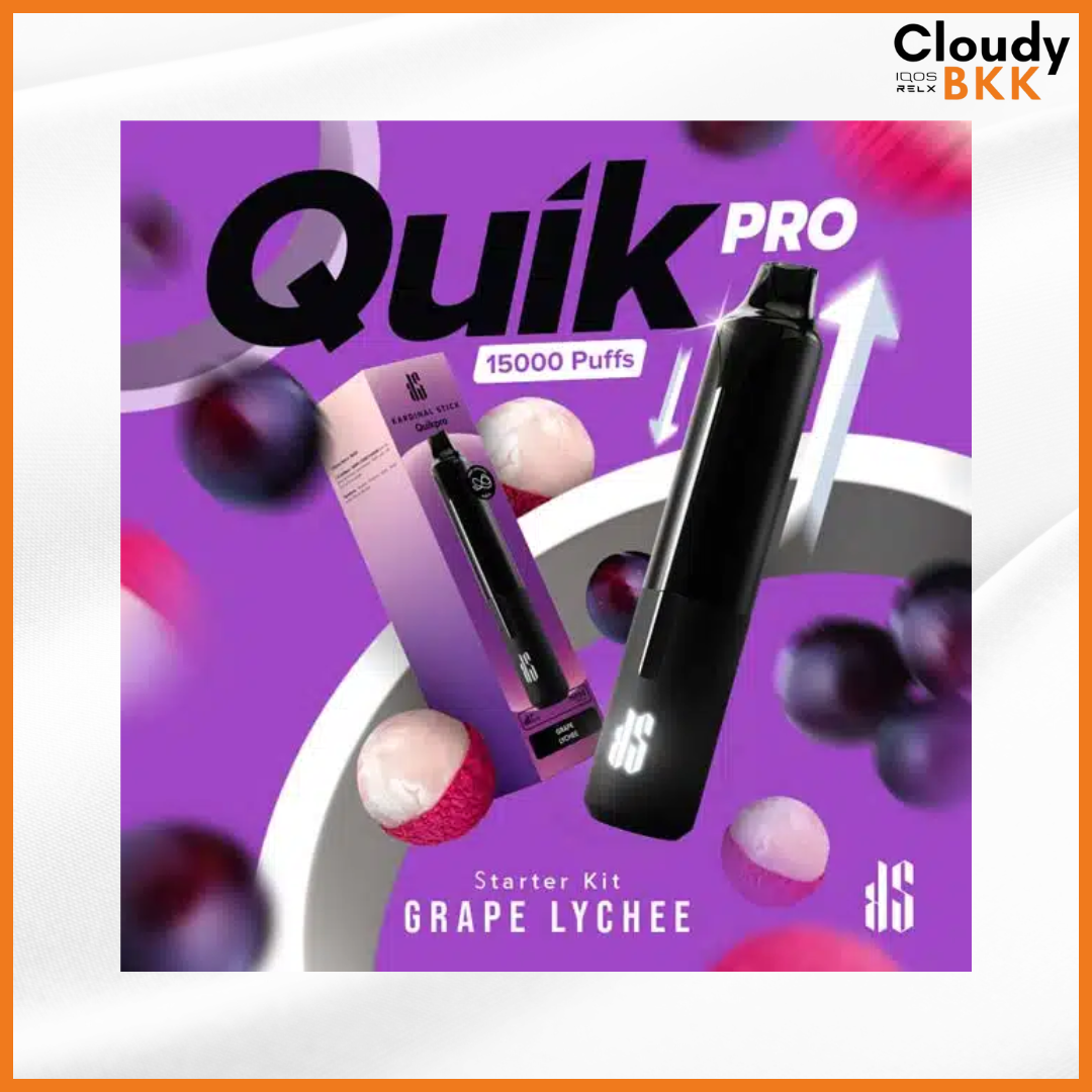KS QUIK PRO 15000 PUFFS KIT (เครื่อง+น้ำยา)