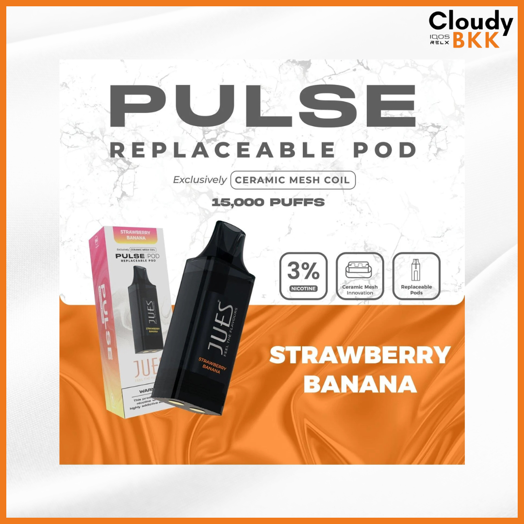 Jues Pulse 15000 Puff Pod (น้ำยา)