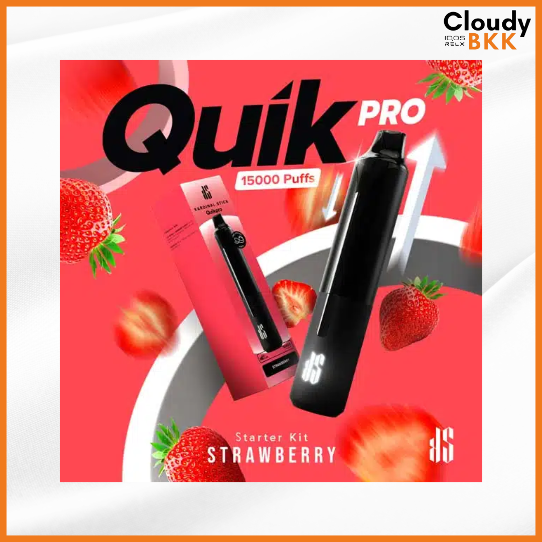 KS QUIK PRO 15000 PUFFS KIT (เครื่อง+น้ำยา)