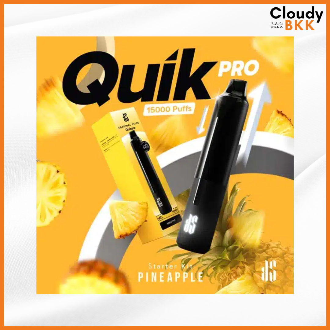 KS QUIK PRO 15000 PUFFS KIT (เครื่อง+น้ำยา)
