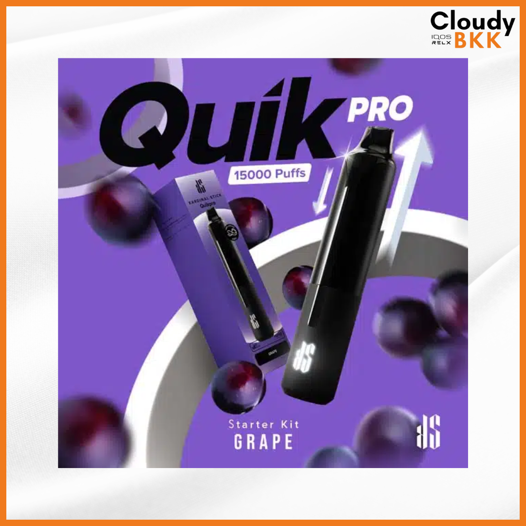 KS QUIK PRO 15000 PUFFS KIT (เครื่อง+น้ำยา)