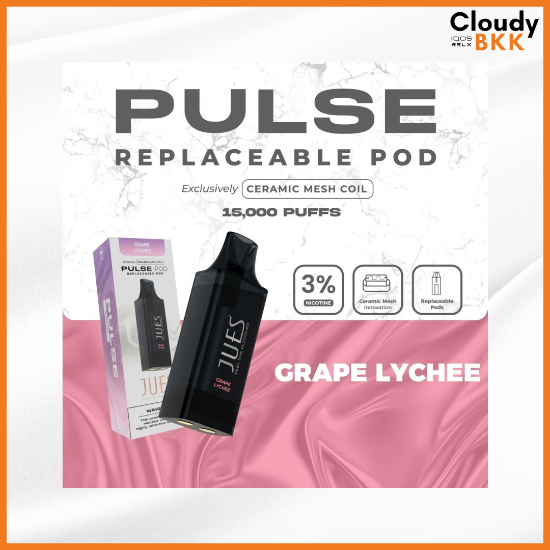 Jues Pulse 15000 Puff Pod (น้ำยา)