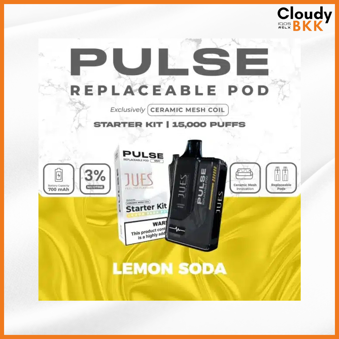 Jues Pulse 15000 Puff Kit (เครื่อง+น้ำยา)