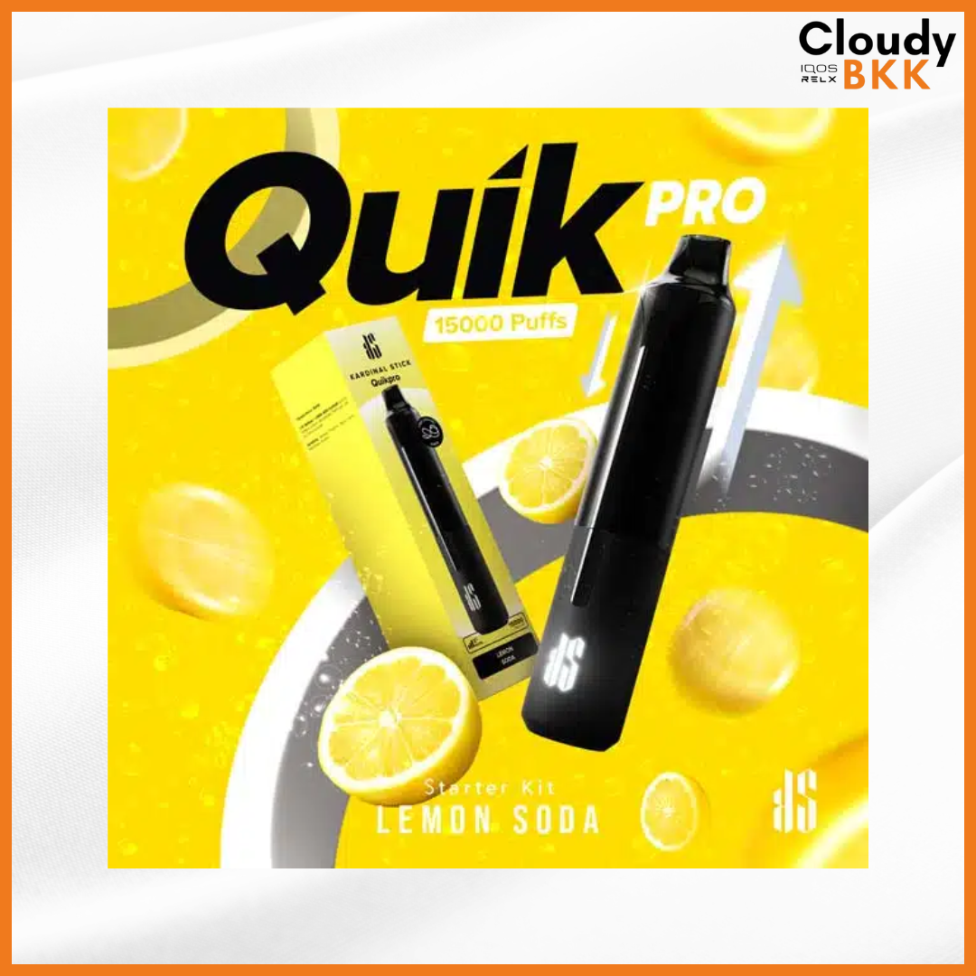 KS QUIK PRO 15000 PUFFS KIT (เครื่อง+น้ำยา)