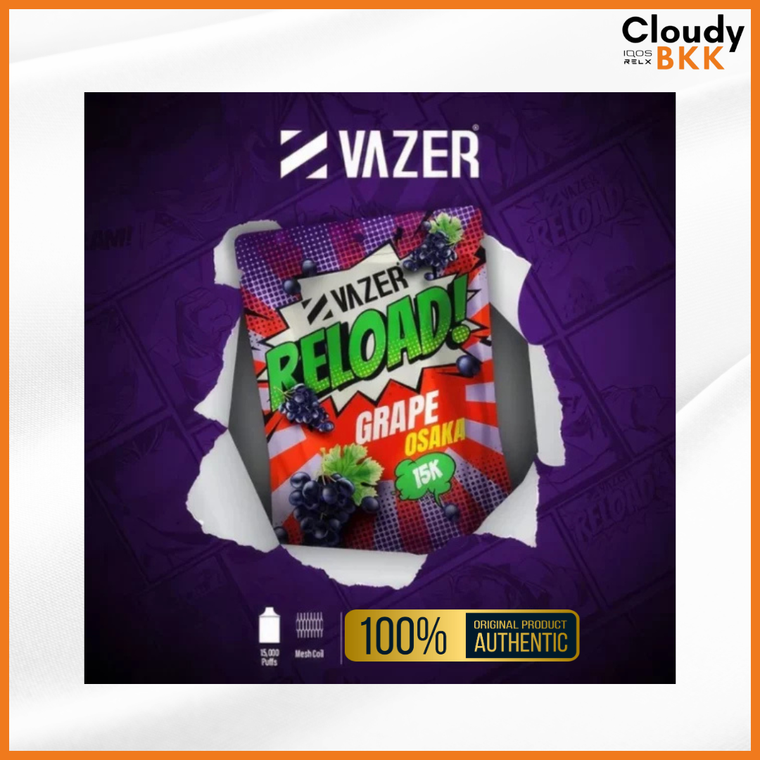 Vazer Reload Starter 15000 PUFFS POD (น้ำยา)