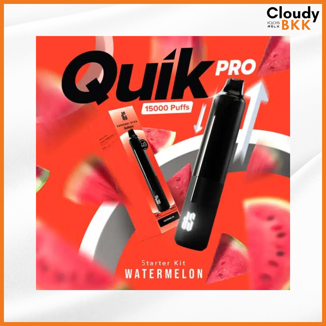 KS QUIK PRO 15000 PUFFS KIT (เครื่อง+น้ำยา)