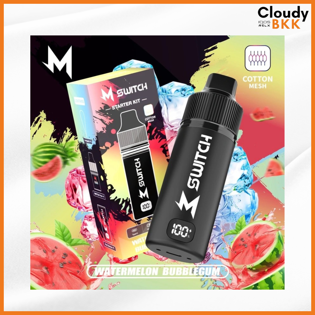 MARBO M SWITCH 15000 PUFFS KIT (เครื่อง+น้ำยา)