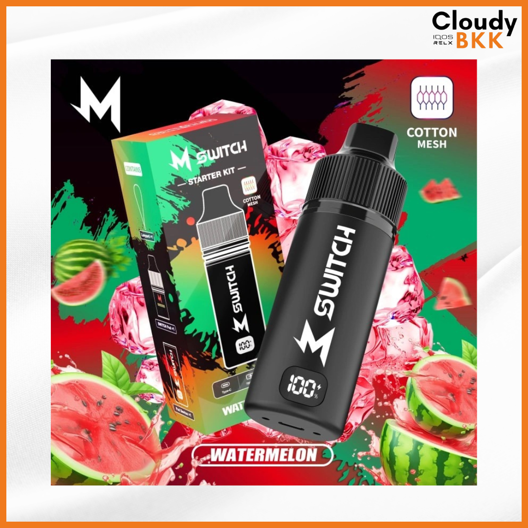 MARBO M SWITCH 15000 PUFFS KIT (เครื่อง+น้ำยา)